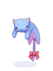 Gatinho Dorminhoco Azul